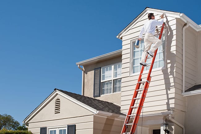 hiring professionals for exterior painting