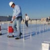 commercial PVC Rhinobond reroofing project in Colorado Springs